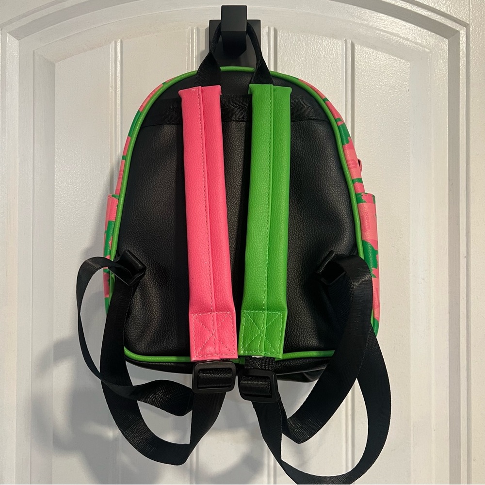 Accessory Innovations Wicked Mini Backpack Green and Pink Design. OS. - Picture 8 of 15